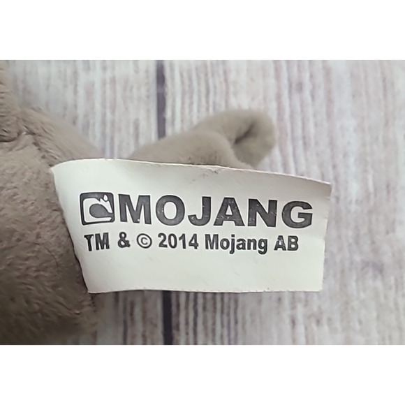 Mojang Minecraft Plush Bat Stuffed Animal Toy Brown Gray Pixelated 7" 2014 - Picture 4 of 4